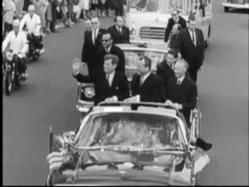 Fotoausschnitt aus der Wochenschau-Sendung vom 28. Juni 1963 zu Kennedys Besuch in Berlin.