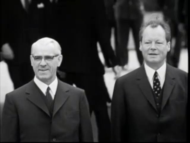 Zweites Treffen von Willy Brandt und Willi Stoph in Kassel, 21. Mai 1970